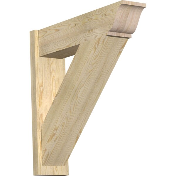Ekena Millwork Traditional Rough Sawn Traditional Outlooker, Douglas Fir, 8"W x 32"D x 32"H OUT08X32X32TRA01RDF - main